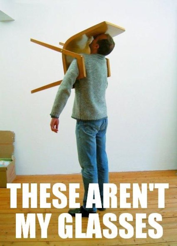 these arent my glasses Know Your Meme