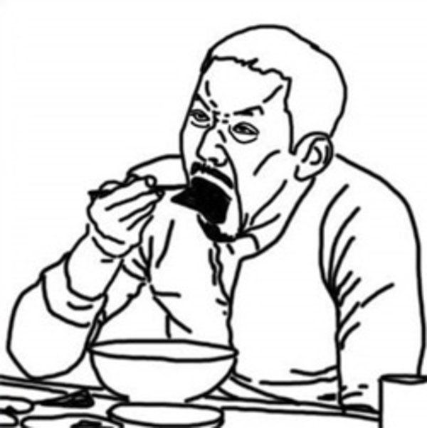 Line Drawing Meme : Mukbang eatcast know your meme