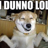 I Dunno LOL ¯\(°_o)/¯