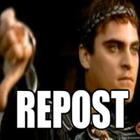 Downvoting Roman / Commodus Thumbsdown