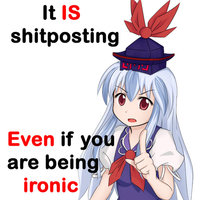 It's Still Shitposting Even If You Are Being Ironic