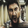 Gerard Butler as King Leonidas: THIS IS SPARTAAAAAAA!