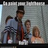 Go paint your lighthouse, Nora!