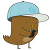 Brown Twitter Bird Brown Twitter Bird