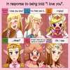 Zelda's Reaction Zelda's Reaction