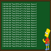 Bart Simpson's Chalkboard Parodies