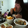 Fat asian guy loves his food Fat asian guy loves his food