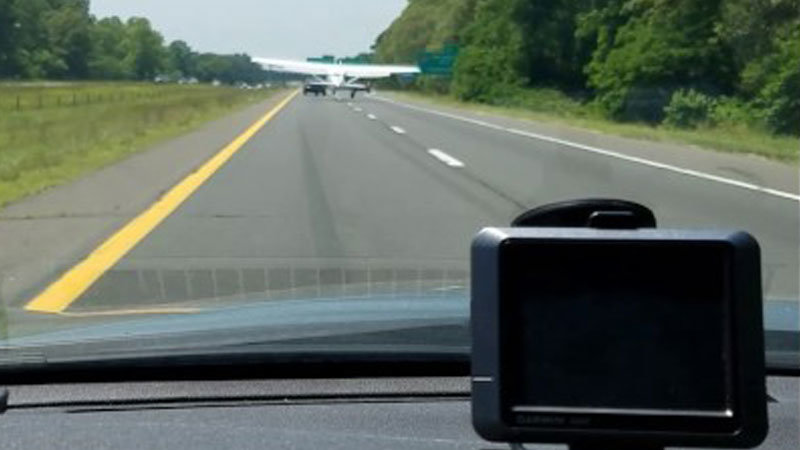 Plane Makes Emergency Landing on Highway