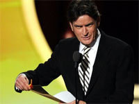 Charlie Sheen at 2011 Emmy Awards