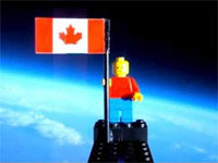 Lego Man in Space
