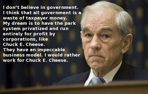 Single Topic Tumblr: Ron Paul Swanson