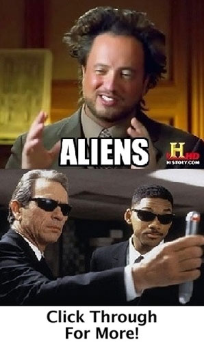Ancient Aliens Meets the Men in Black