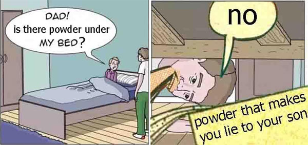 Is There Powder Under My Bed?