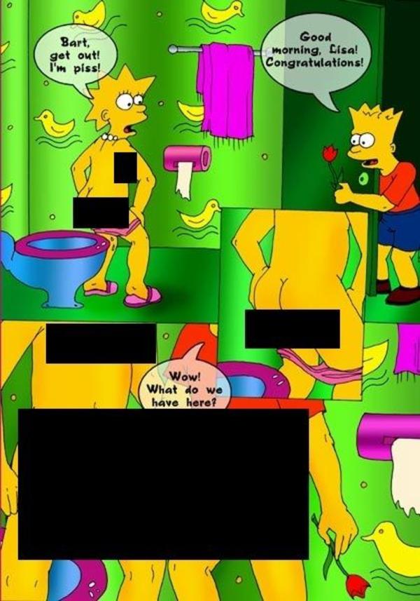 sex having simpson Bart lisa and