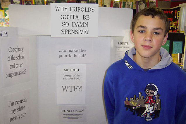 trifold science project