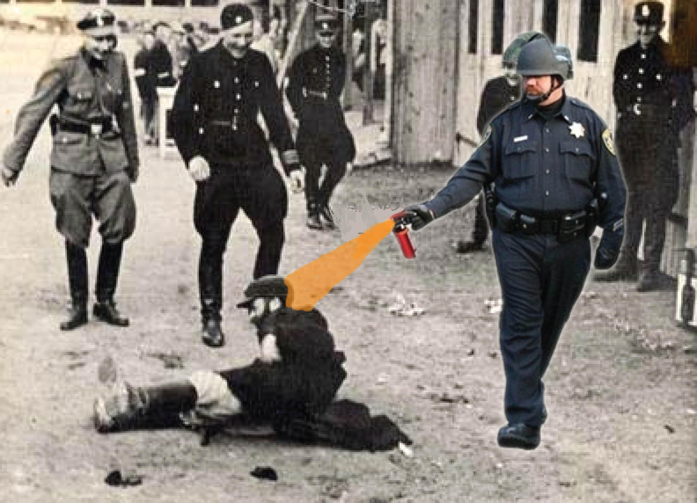 [Image 205799] Casually Pepper Spray Everything Cop Know Your Meme