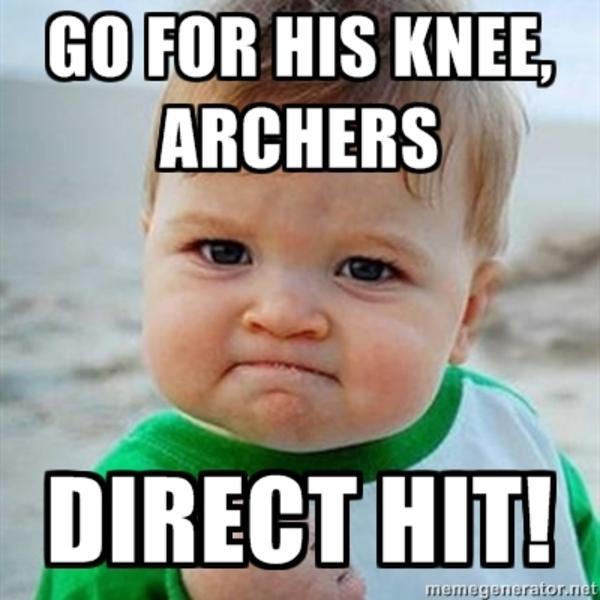 [Image 211429] I Took an Arrow in the Knee Know Your Meme