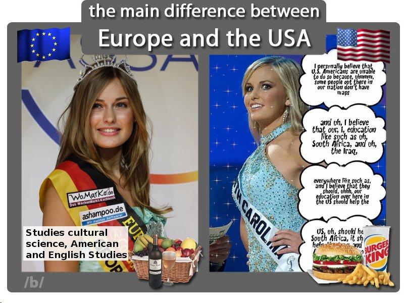 [Image 263588] The Main Difference Between Europe and USA Know