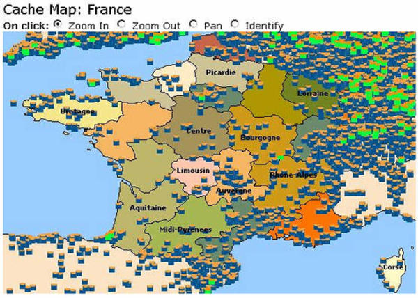 Carte De France Des Trésors Cachés Geocaching Carte France | Beurshelp