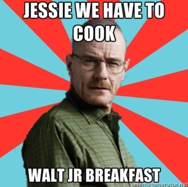 walt jr loves breakfast know your meme d82 walt jr loves breakfast know your meme