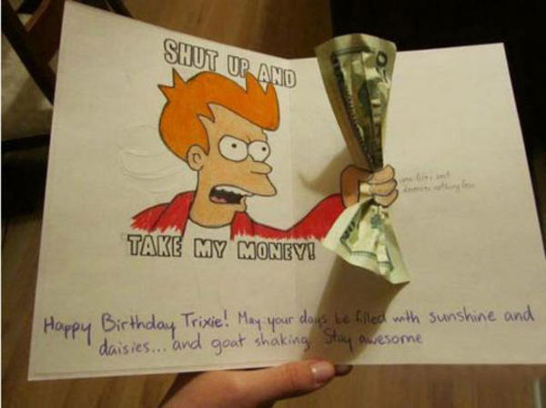 for my money
