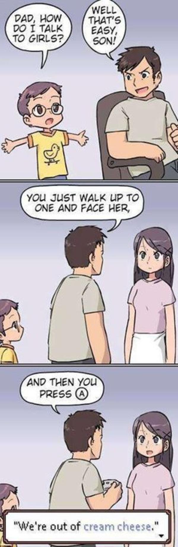 Press A Video Game Logic Know Your Meme