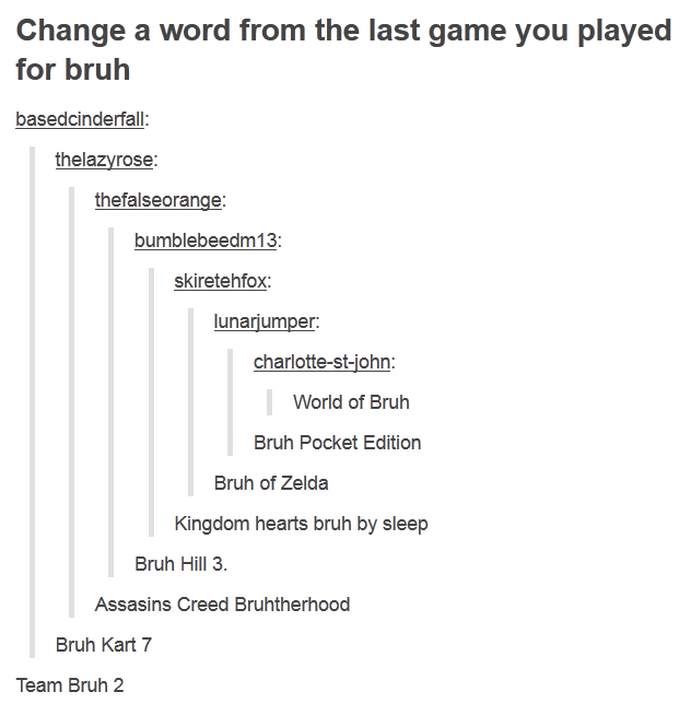 Bruh | Tumblr | Know Your Meme