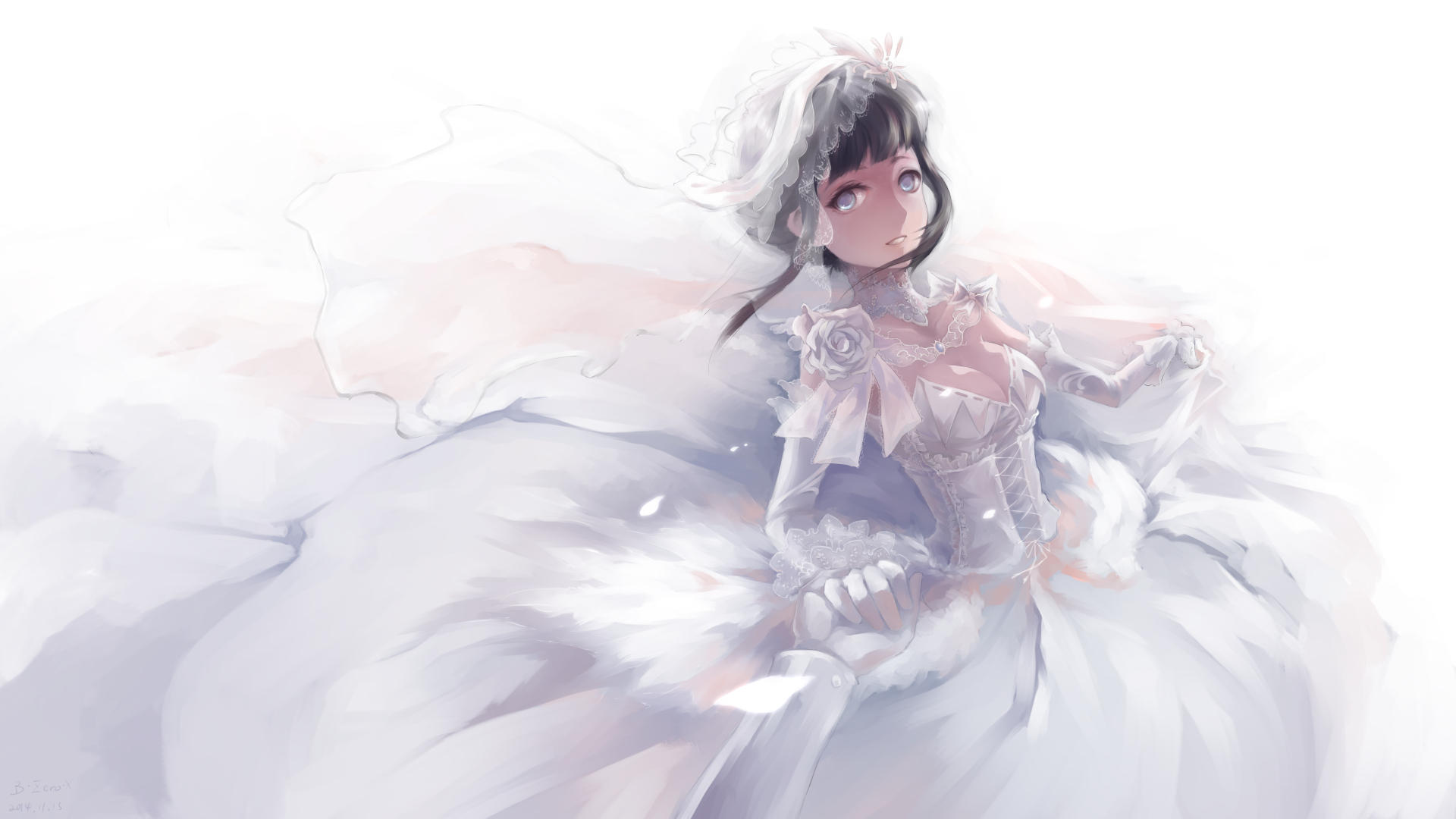Hinata Hyuga Alternate Wedding Dress | Naruto | Know Your Meme