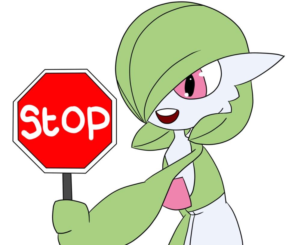 Gardevoir says STOP! | Gardevoir | Know Your Meme