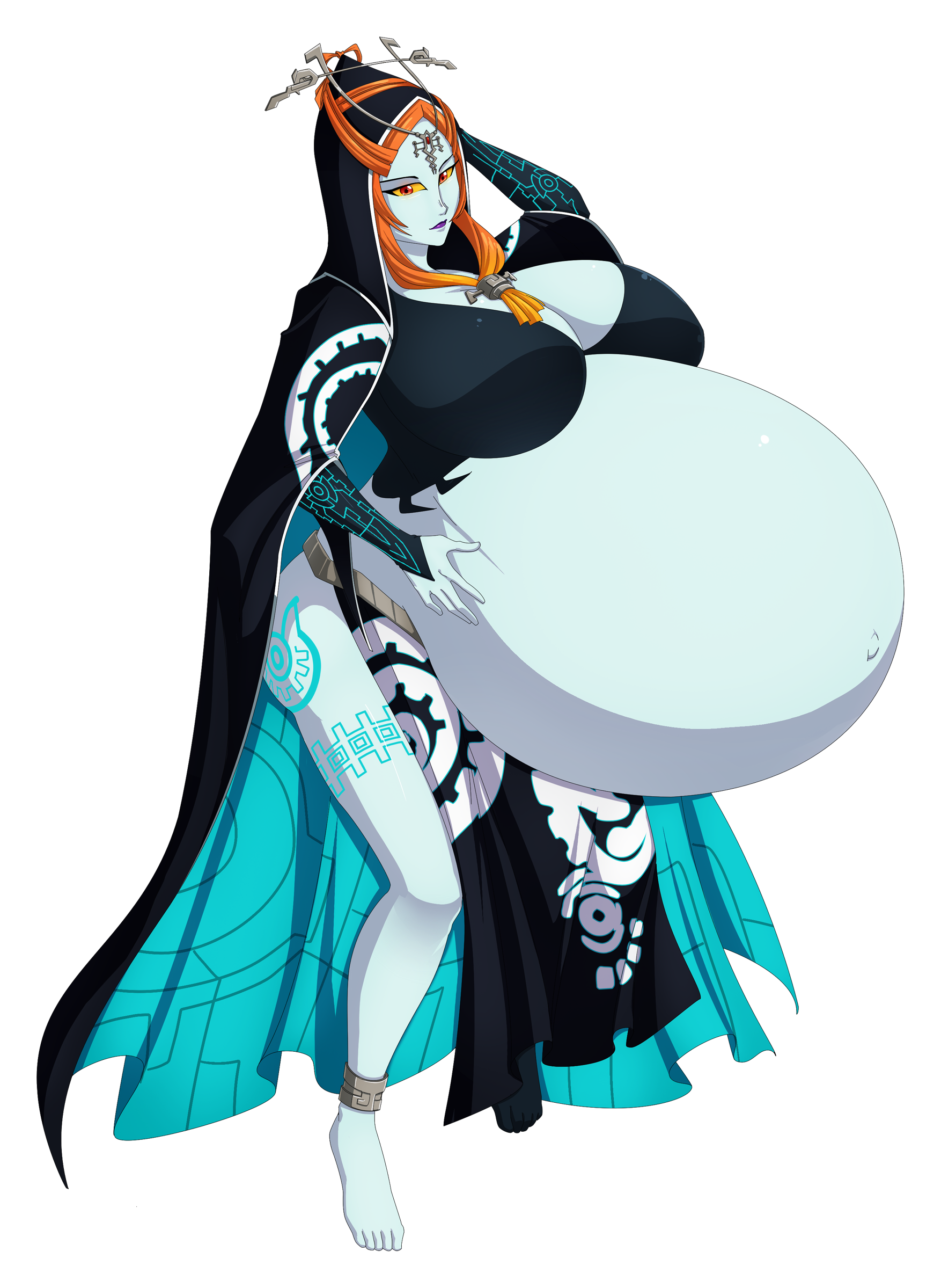 Midna Ii By Saburox Body Inflation Know Your Meme