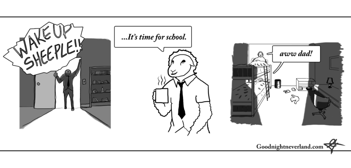 Essay or book about sheeple picture