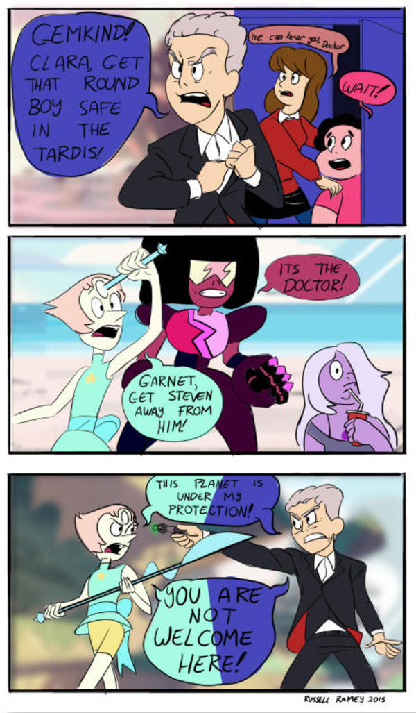 Crystal gems Vs The Doctor. Crossover Know Your Meme