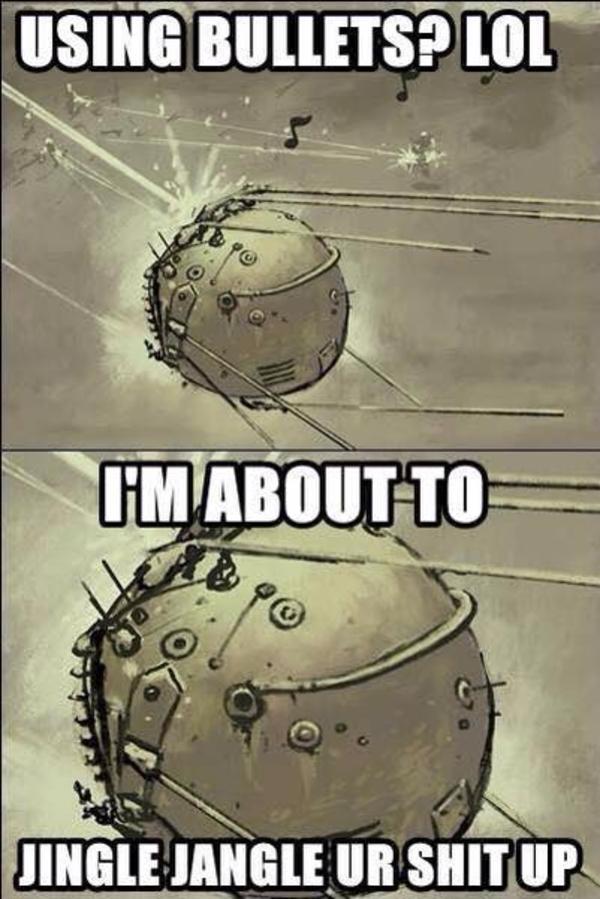 Using Bullets? LOL. I'm about to jingle jangle your shit up | Fallout