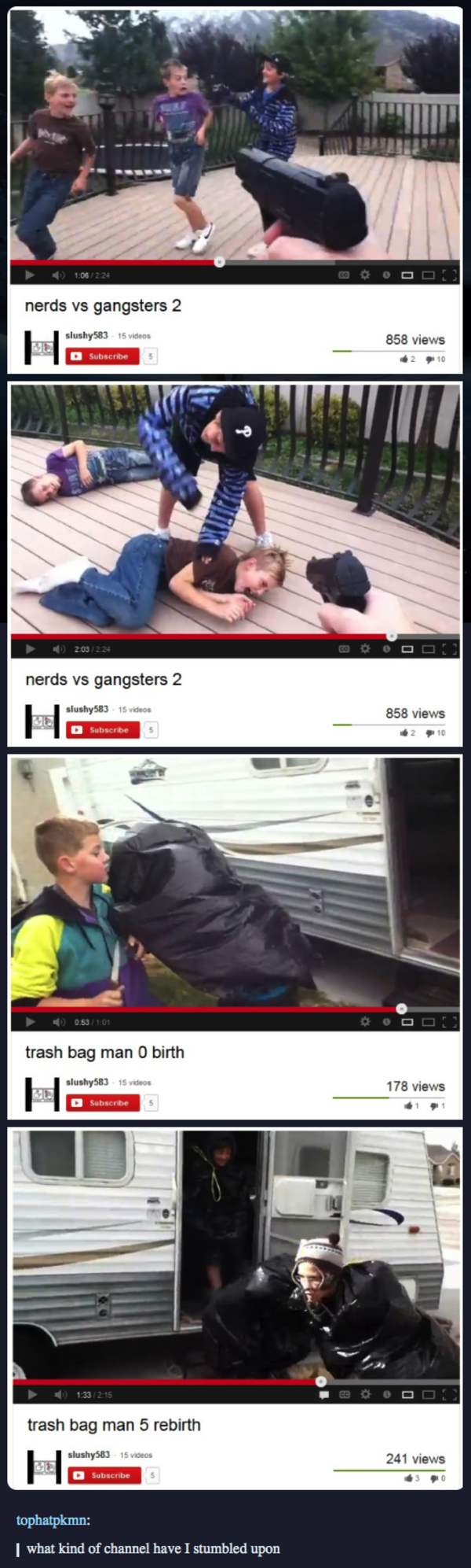 trash bag man 5 rebirth YouTube Know Your Meme