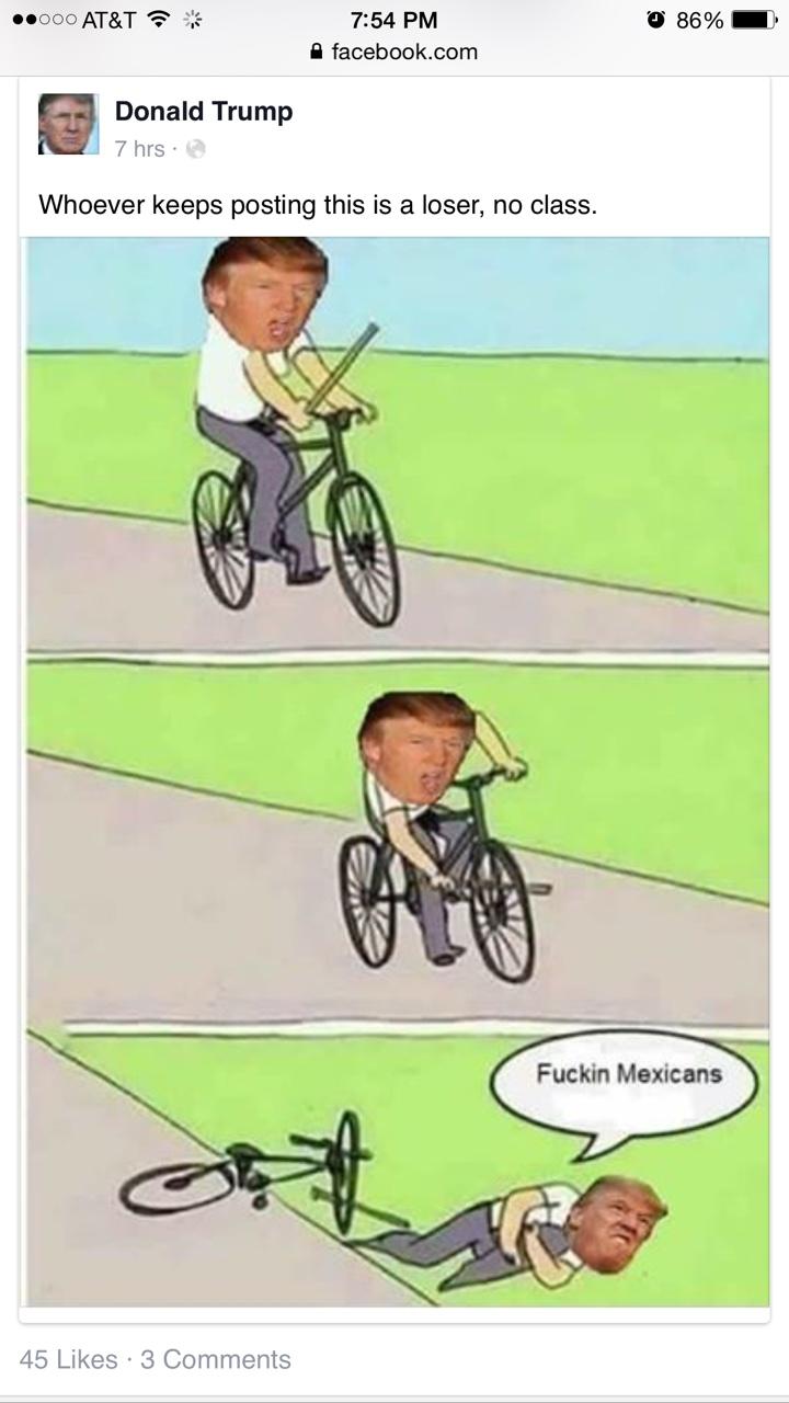 Donald Trump Baton Roue Know Your Meme