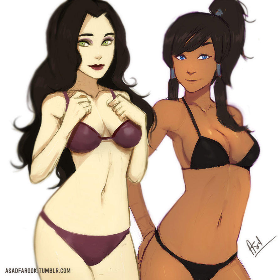 Bikini Korrasami Avatar The Last Airbender The Legend Of Korra Know Your Meme 