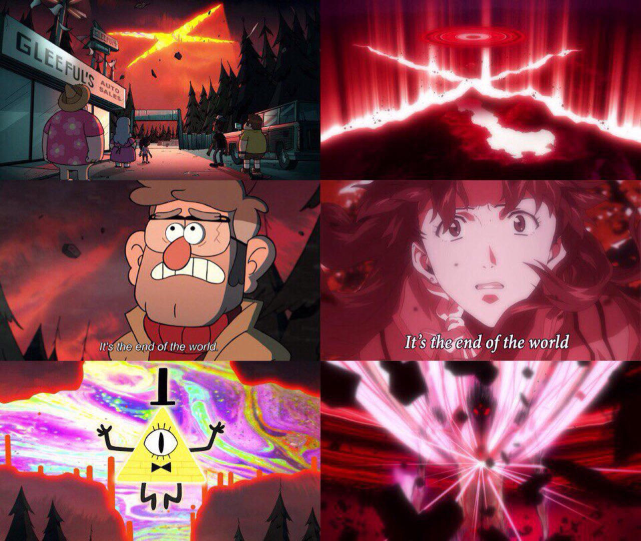 Gravity Falls / Evangelion Gravity Falls Know Your Meme