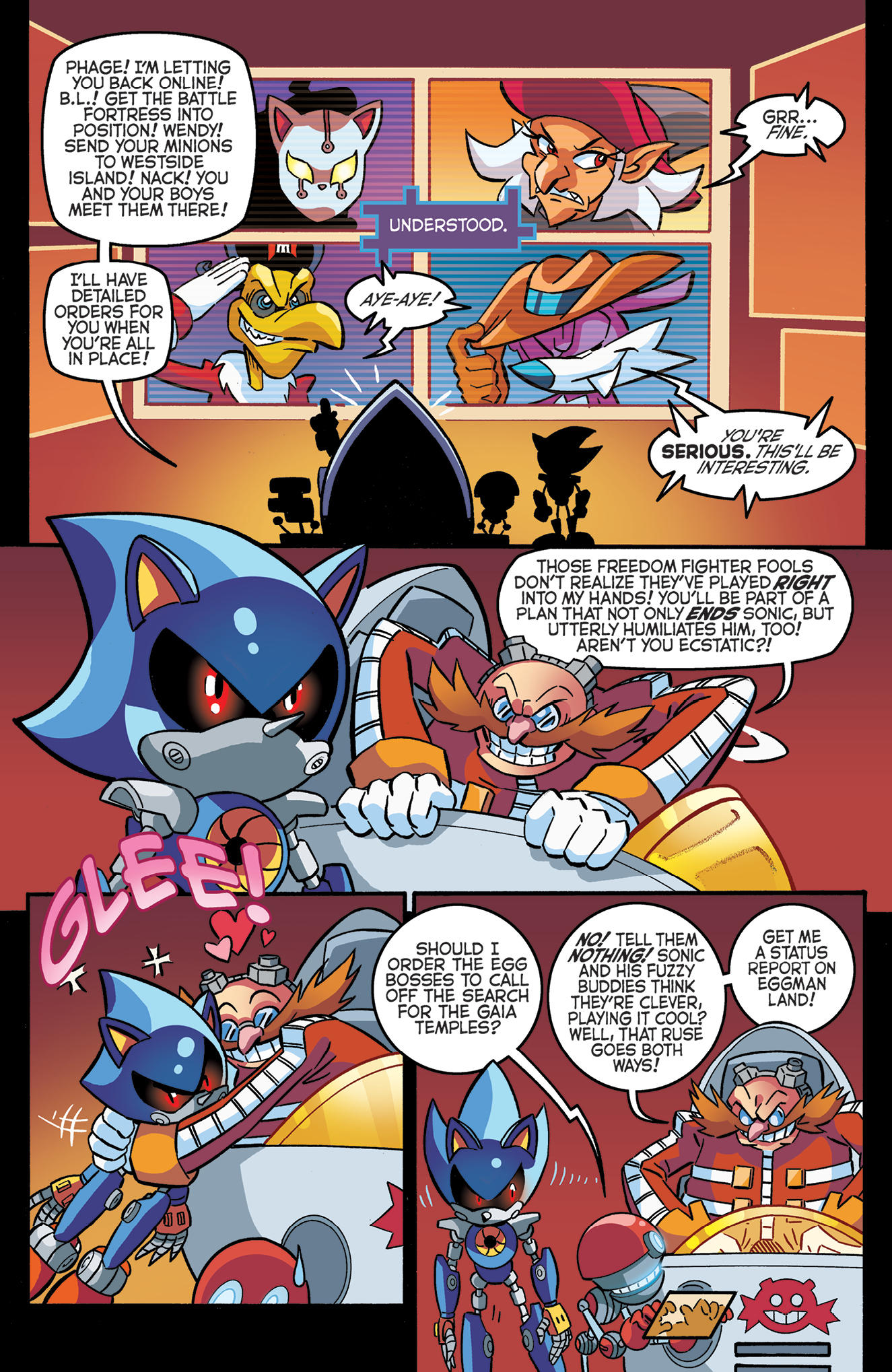 Rallying The Troops Part 7 Archie Sonic Comics Know