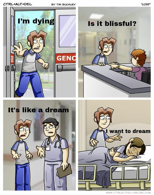 it was inevitable i'm dying is it blissful? it's like a dream 966 it was inevitable i'm dying is it blissful? it's like a dream