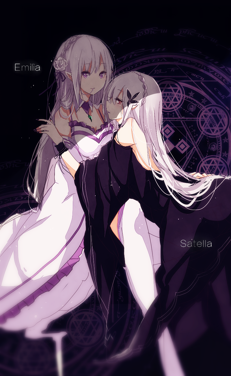 Emilia and Satella ReZero ‒Starting Life in Another World‒ Know