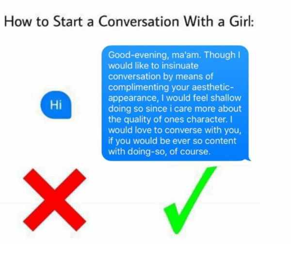 How To Start A Text With A Girl How To Start A Subject-matter With A Girl