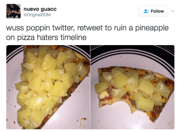 pineapple on pizza debate know your meme 4d8 pineapple on pizza debate know your meme
