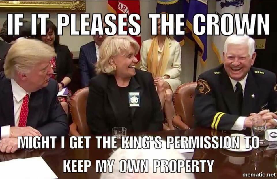 Might I get the king's permission to keep my own property If It