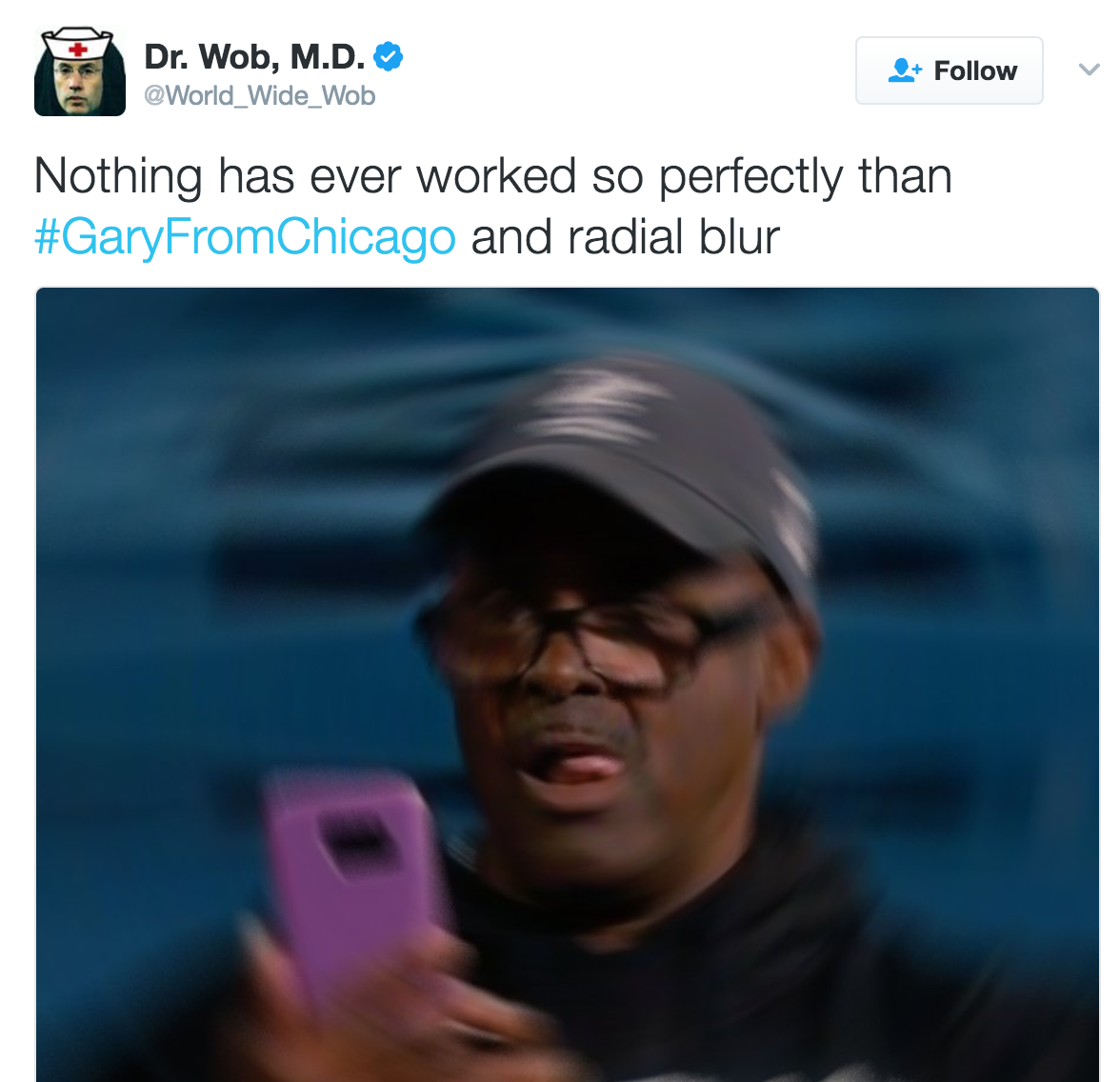 Radial Blur Gary From Chicago Know Your Meme