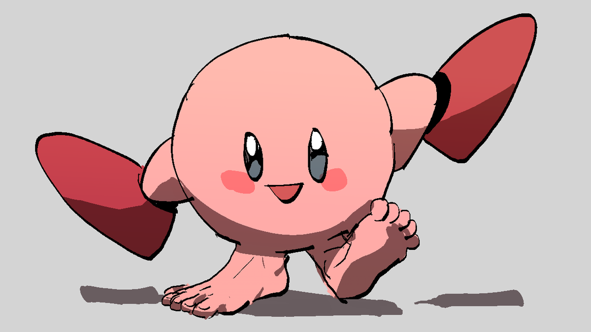 Kirby Fanart 1 Kirby's Human Feet Know Your Meme
