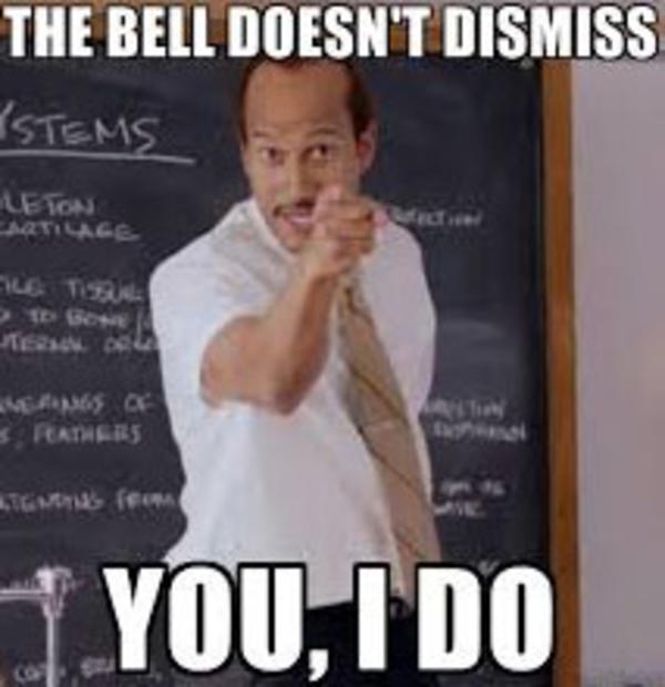 The Bell Doesn't Dismiss You The Bell Doesn't Dismiss You, I Dismiss