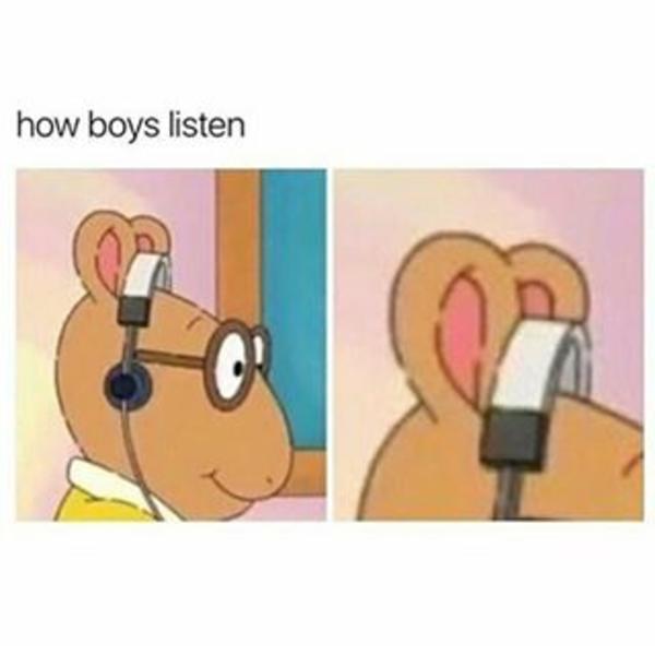 How Boys Listen Arthur's Headphones Know Your Meme