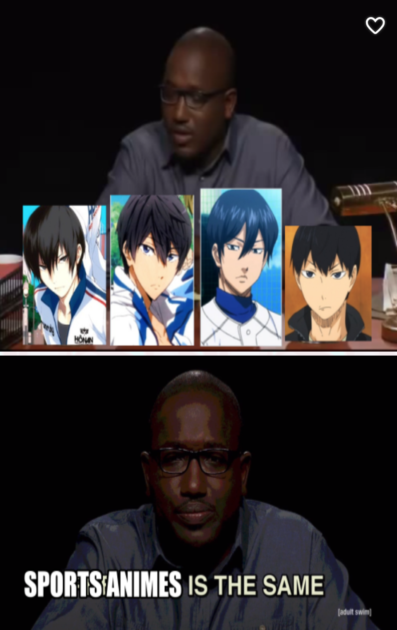 Sports Anime Pretzels Is the Same Know Your Meme