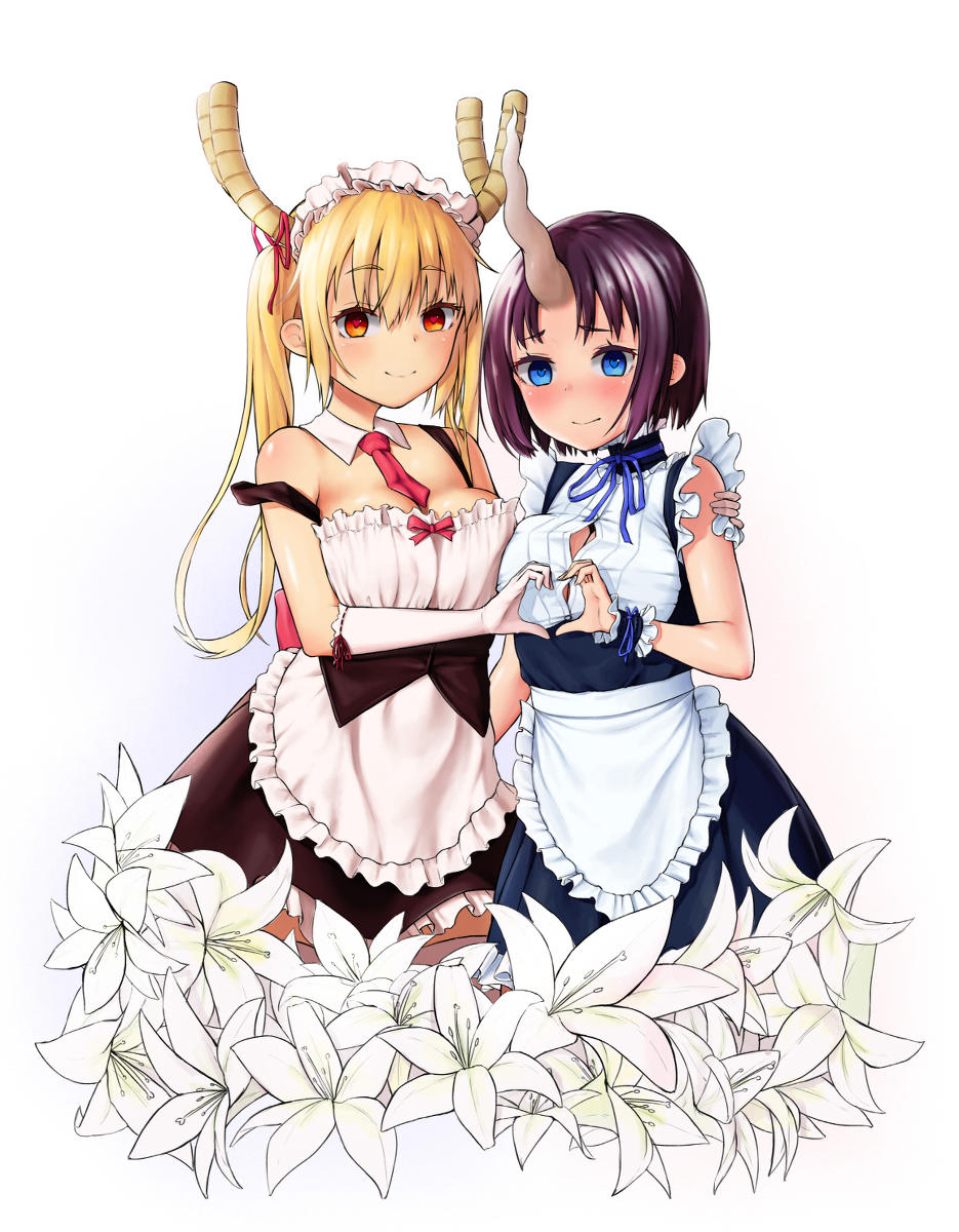 Maid Elma and Tohru | Miss Kobayashi's Dragon Maid | Know Your Meme