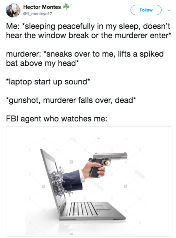 Fbi Agent Watching Me Meme